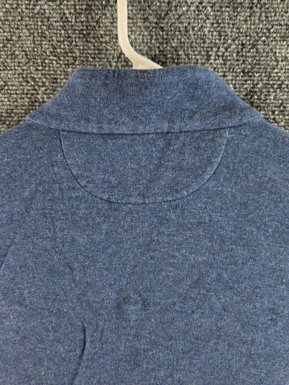Polo Ralph Lauren 1/4 Zip Pullover Sweater Blue Long Sleeve Cotton Blend XXL MEN
